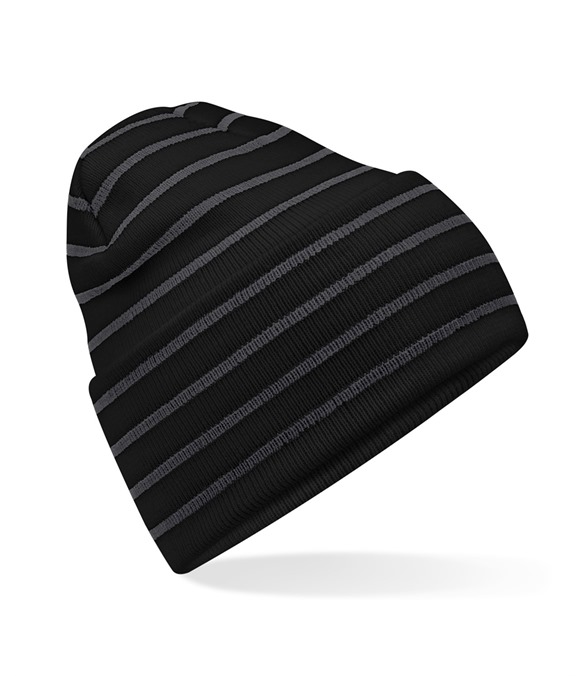 Original deep-cuffed striped beanie