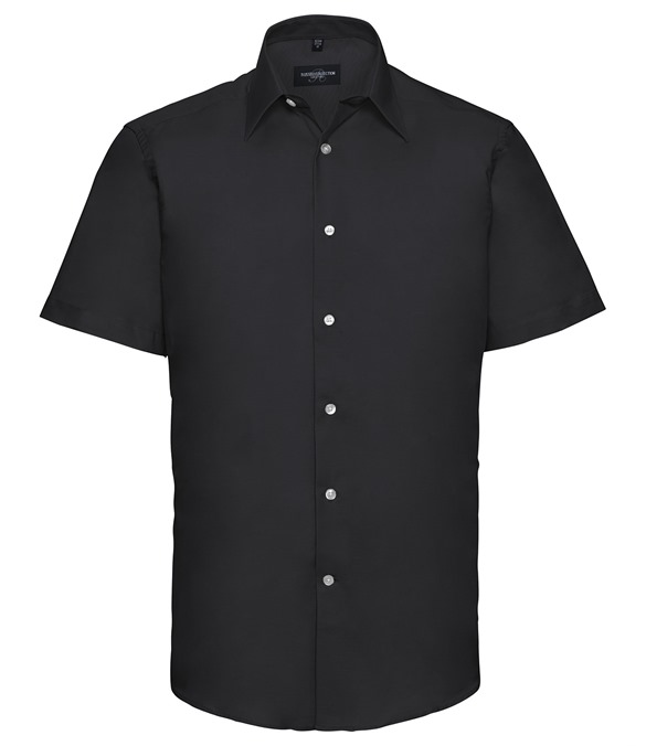 Short sleeve easycare tailored Oxford shirt
