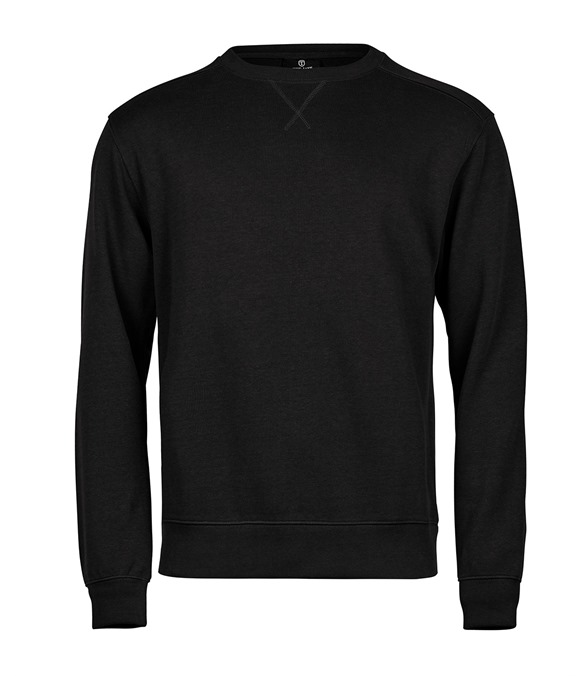 Ribbed interlock crew neck (5504)