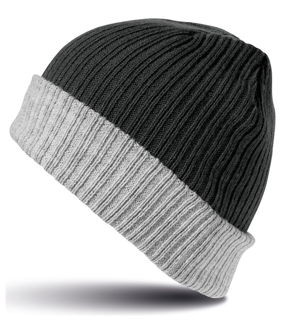Double-layer knitted hat