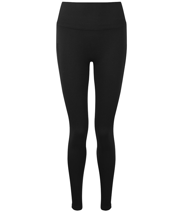 Women's TriDri? ribbed seamless 3D fit multi-sport leggings