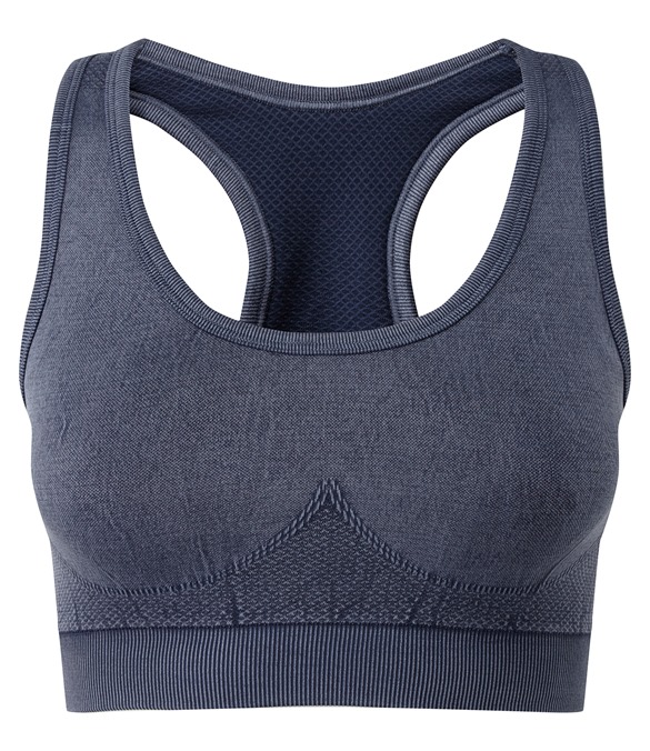 TriDri? seamless '3D fit' multi-sport denim look bra
