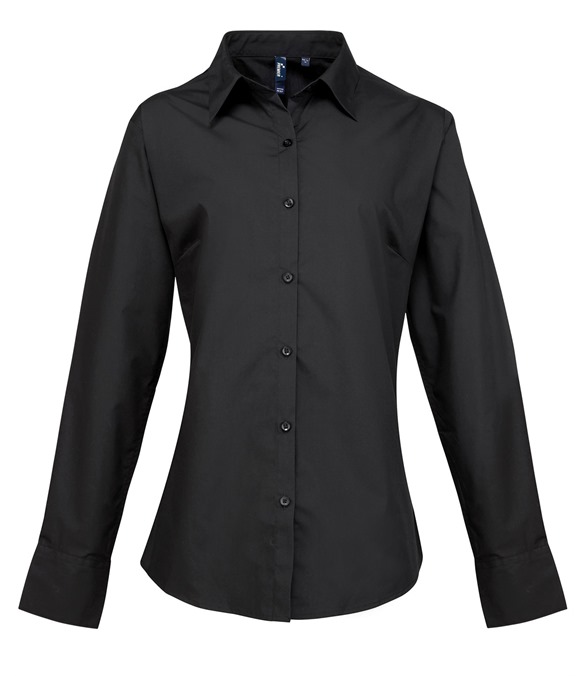 Women&#39;s supreme poplin long sleeve shirt