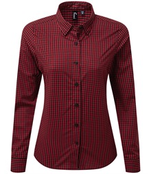 Women's Maxton check long sleeve shirt