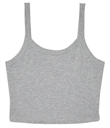 Women?s micro rib spaghetti strap tank