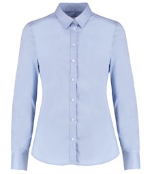 Women's stretch Oxford shirt long-sleeved (tailored fit)