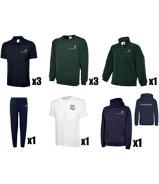 10 Item Bundle (with Sweatshirt & Fleece)