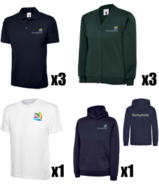 8 Item Bundle (with Cardigan)