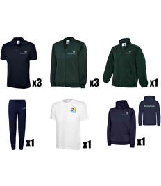 10 Item Bundle (with Cardigan & Fleece)