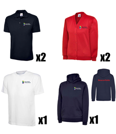 6 Item Bundle (with Cardigan).